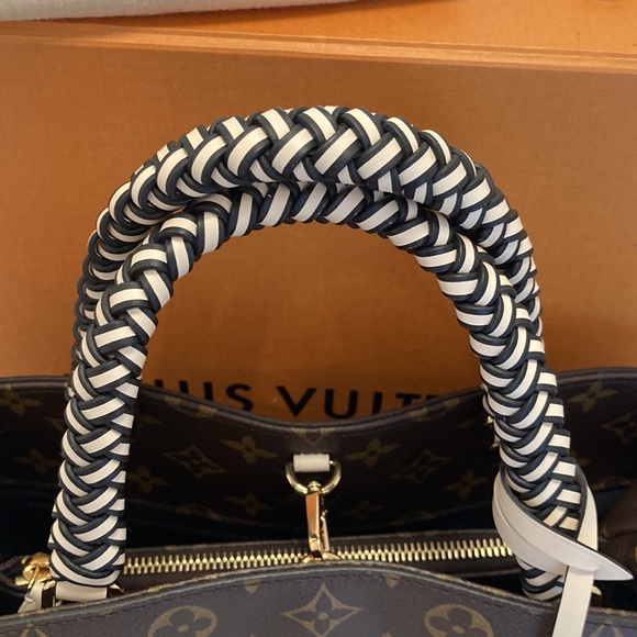 Louis Vuitton Braided Montaigne MM Satchel - Picture 6 of 16